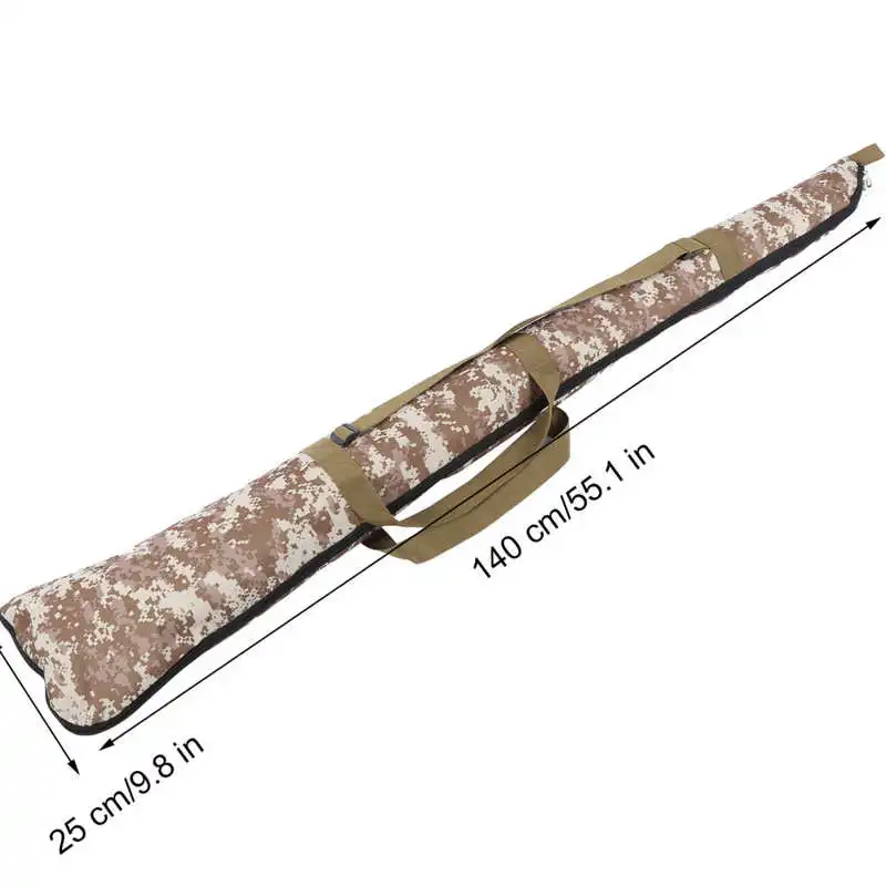 

140cm Camouflage Gun Bag Tactical Gun Bag Case Outdoor Hunting Shooting Shoulder Bag