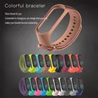 Цветной ремешок для mi band 4, сменный силиконовый ремешок для mi band 4, аксессуары для смарт-браслета mi4