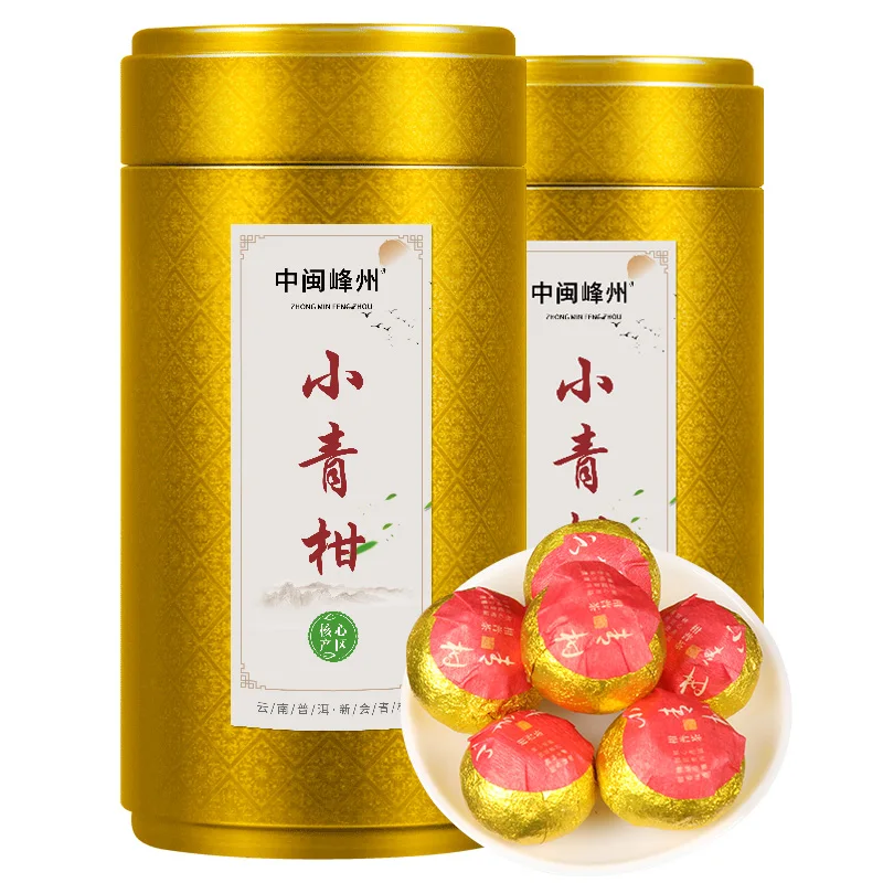 Цитрусовый Чай пуэр 10 лет корт вареный чай со вкусом мандарина мандарин пилинг