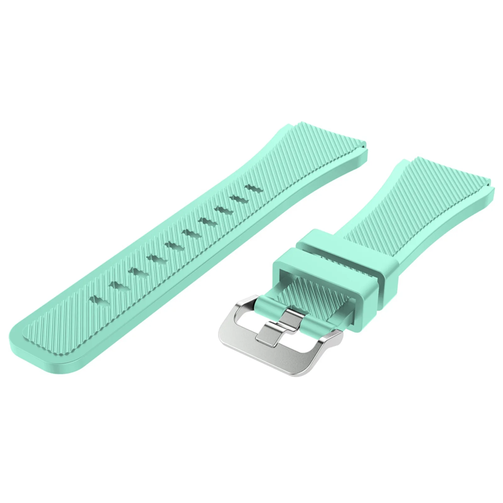 mint green Разноцветный ремешок для часов Ремешок Для Xiaomi Huami Amazfit Pace силиконовый браслет на запястье для Amazfit 2/2S Stratos pace ремешок для часов - Цвет: mint green