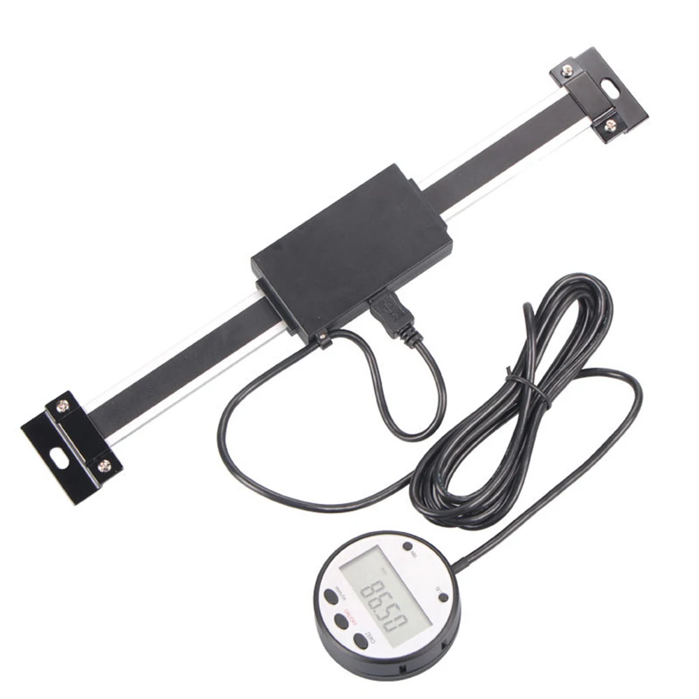 Цифровая линейка с линейным считыванием вертикального размера дополнительным