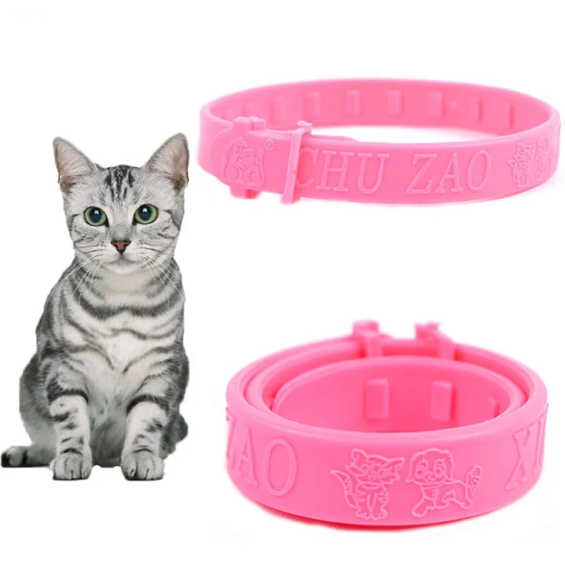 Мягкий силиконовый ошейник для кошек регулируемый практичный и котят | Дом сад