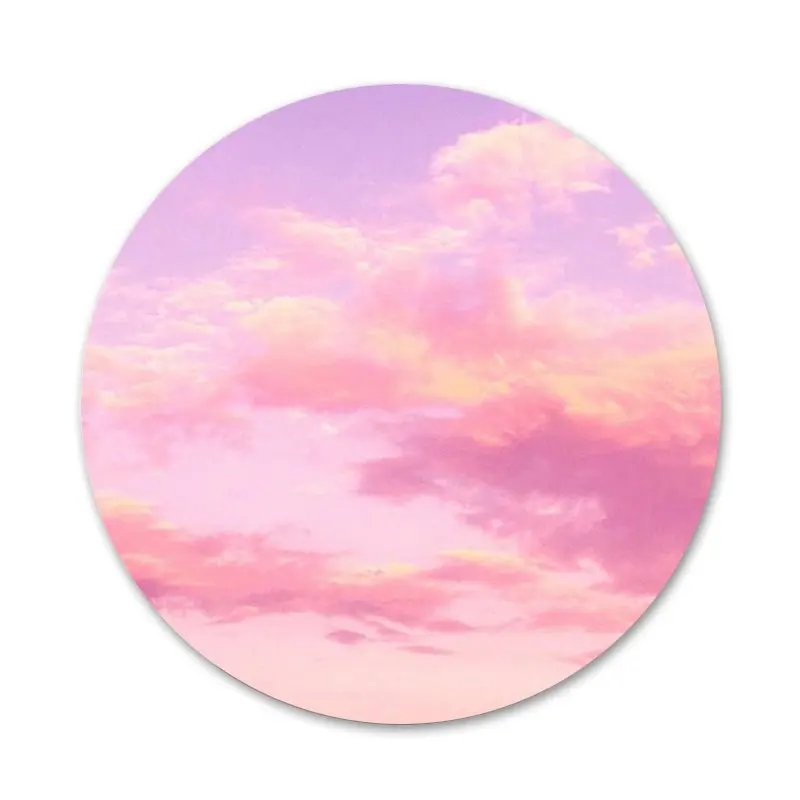 

colourlful cloud Badge Brooch Pin Accessories For Clothes Backpack Decoration gift 58mm