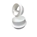 Круглый ПВХ-запорный клапан для труб 80-200 мм, задний запорный демпфер, односторонний вентиляционный вентилятор, обратный клапан для воздуховода, кухонная вентиляция, гриль