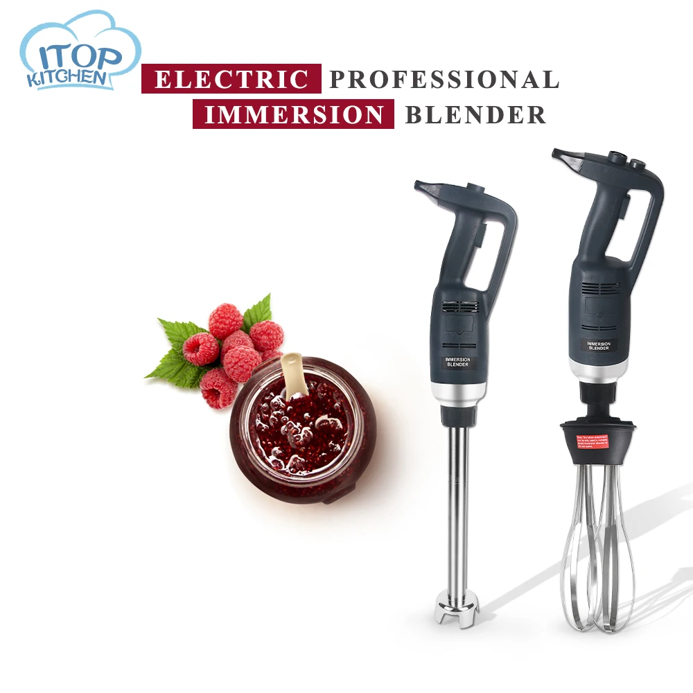 

GZZT 500W Hand Held Blender Commercial Electric Handheld Mixer Stick Fruit Vegetable Food Mixer Processor With Whisk