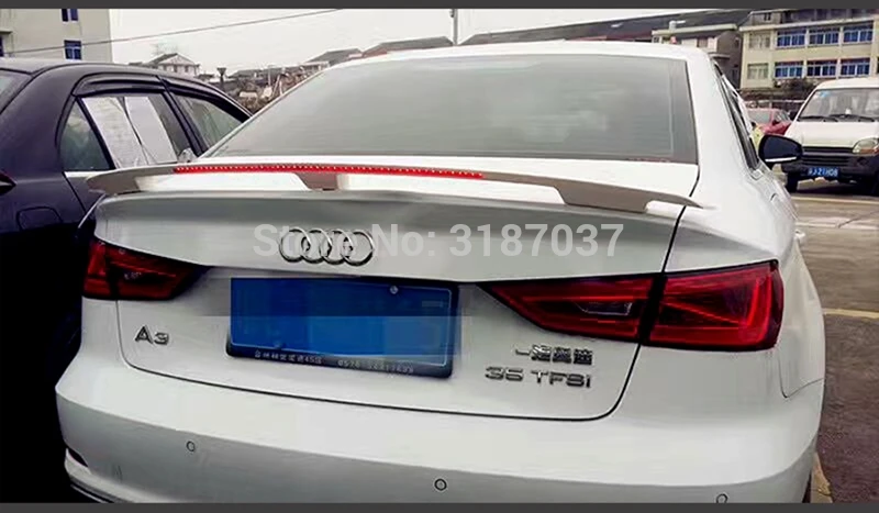 Спойлер для Audi A4L A3 A5 А4 2009-2015 неокрашенный цветной задний спойлер из АБС-пластика