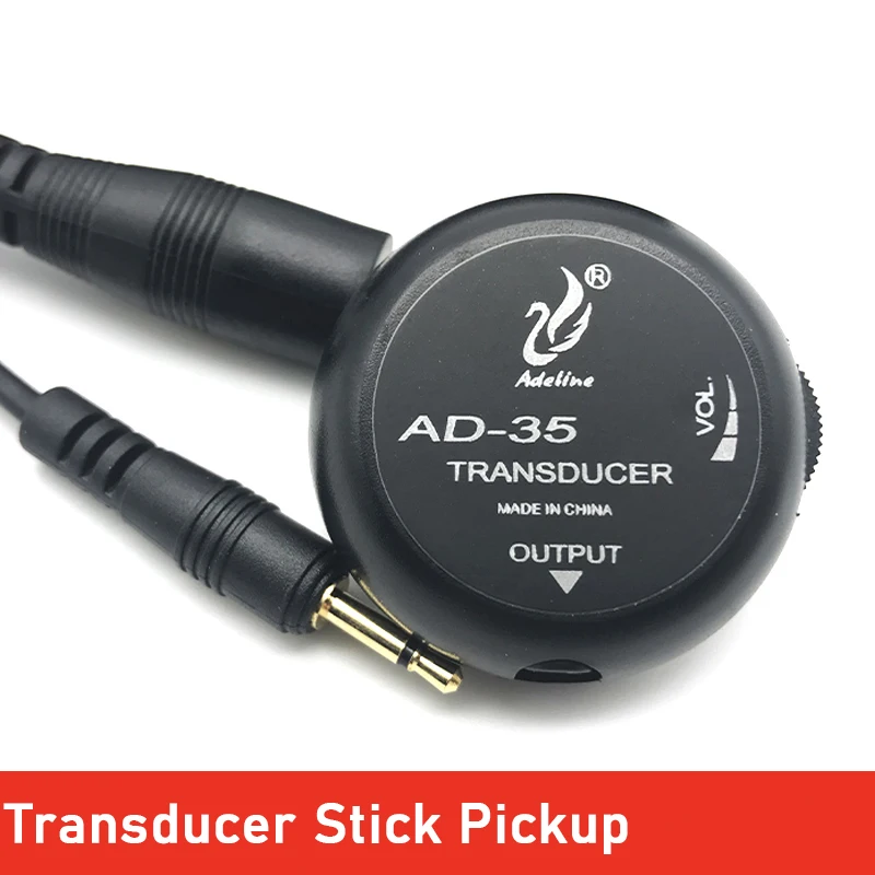 Adeline AD 35 мини звуковой пьезо преобразователь контактный микрофон для