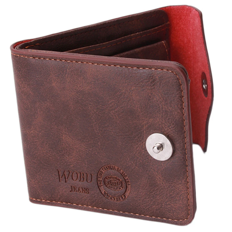 Маленькие короткие мужские кошельки роскошный брендовый удобный портфель