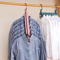 1pc creative multi layer folding hangers multipurpose clothes hat pants save space storage rack wardrobe storage organization