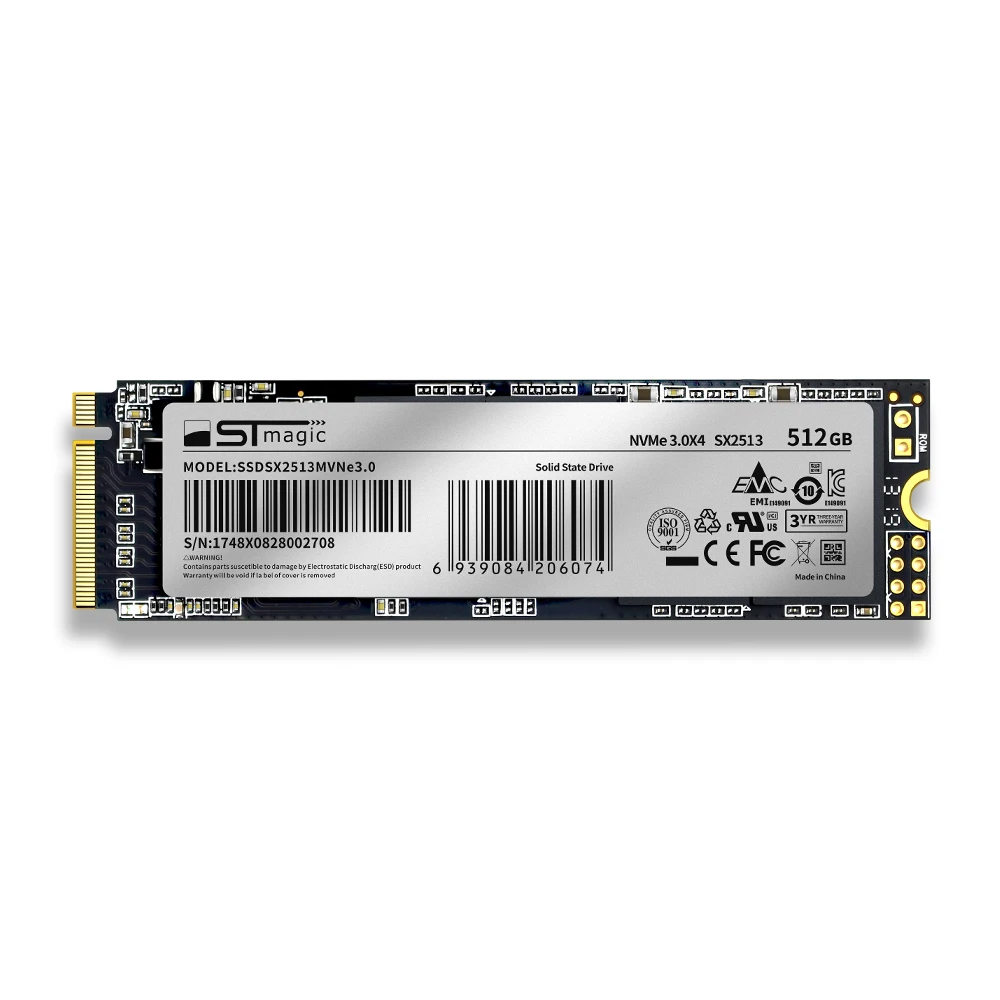 Оригинальный Stmagic M.2 2280 SSD NVMe 128 ГБ 256 512 ТБ PCIe ssd жесткий диск Внутренний