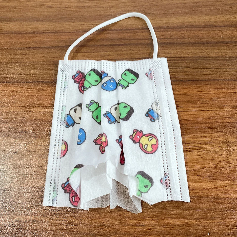 Disney с героями комиксов Марвел изображением Человека паука для детей 3 Слои Анти