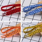 Шнурки для кроссовок с буквенным принтом, 100120 см