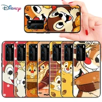 disney cartoon animation cute chip dale for huawei mate 10 20 x 30 40 rs lite 5g p smart s z pro plus tpu silicone phone case