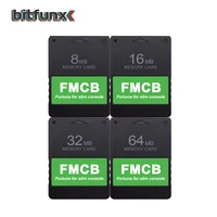 bitfunx newest fortuna fmcb free mcboot memory card for sony playstation 2 ps2 slim game console spch 9xxxx series
