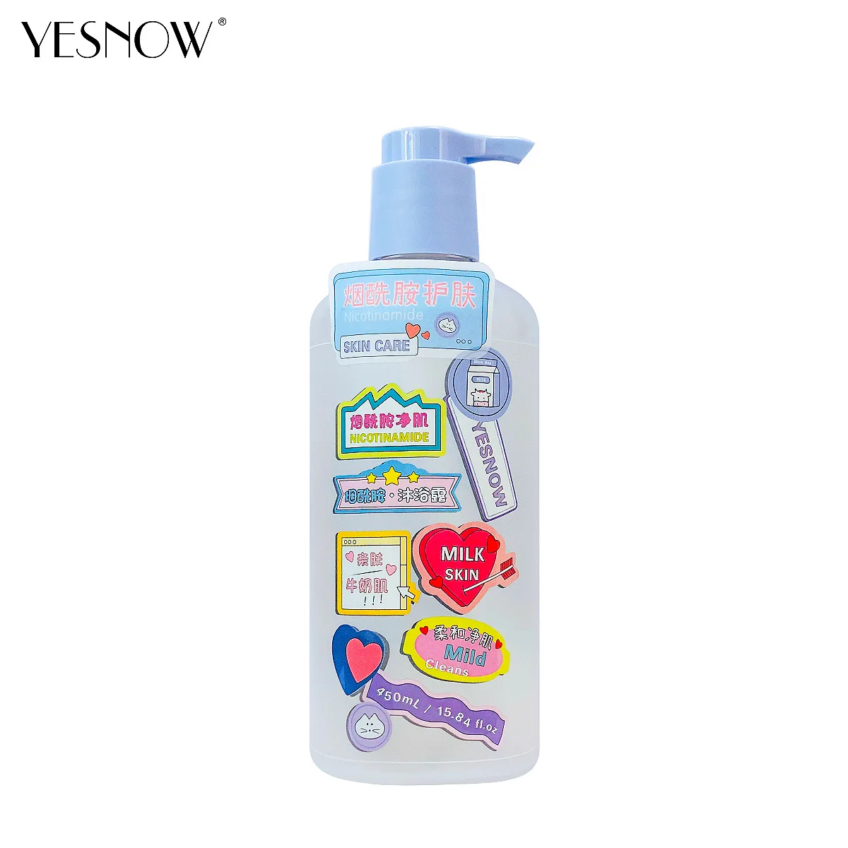 

500ML Nicotinamide shower gel Whitening, mild and clean, moisturizing and refreshingWhitening, mild,moisturizing and refreshing