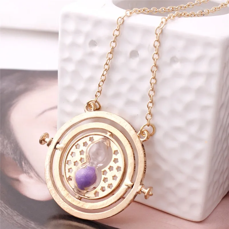 

Personality Creative Necklace Hourglass Pendant European and American Style Chain Necklace Jewelry Gift for Women Men