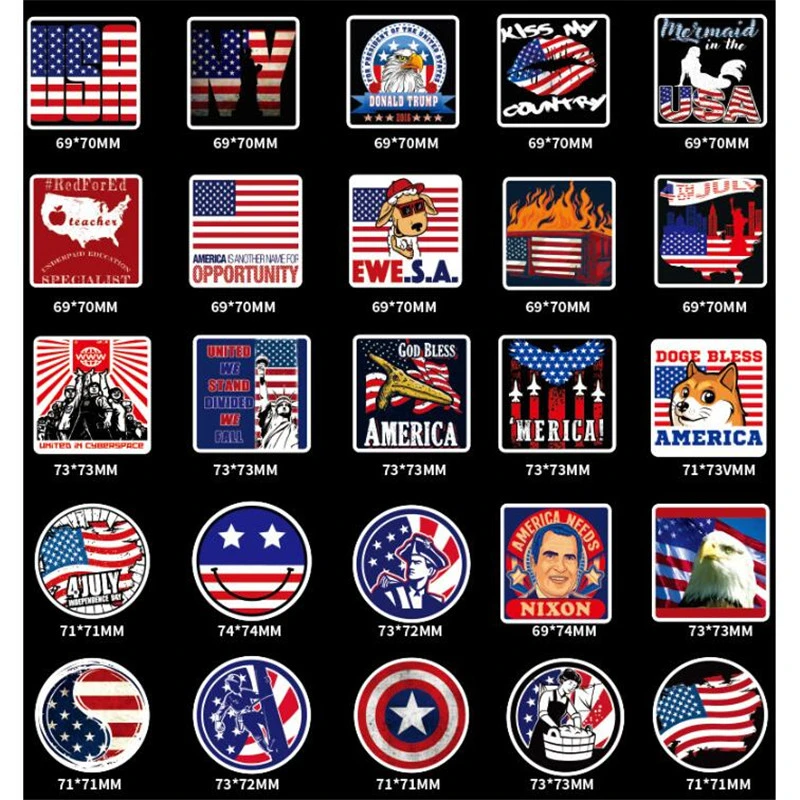 100 шт. DIY мультфильм президент США наклейки для украшения комнаты настенный Декор