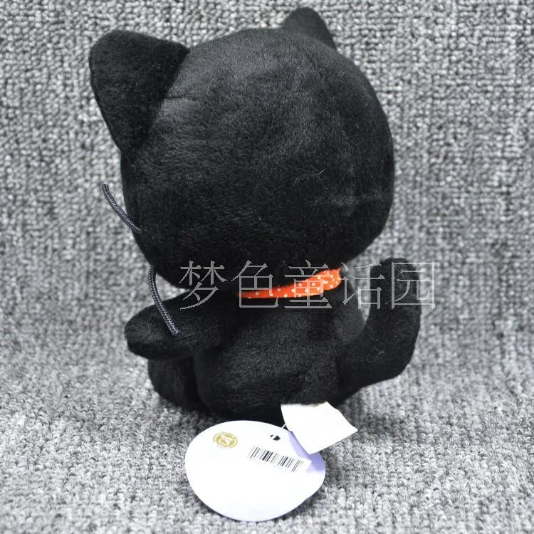 Милая Черная кошка Chococat плюшевая игрушка мягкие животные 17 см детские игрушки