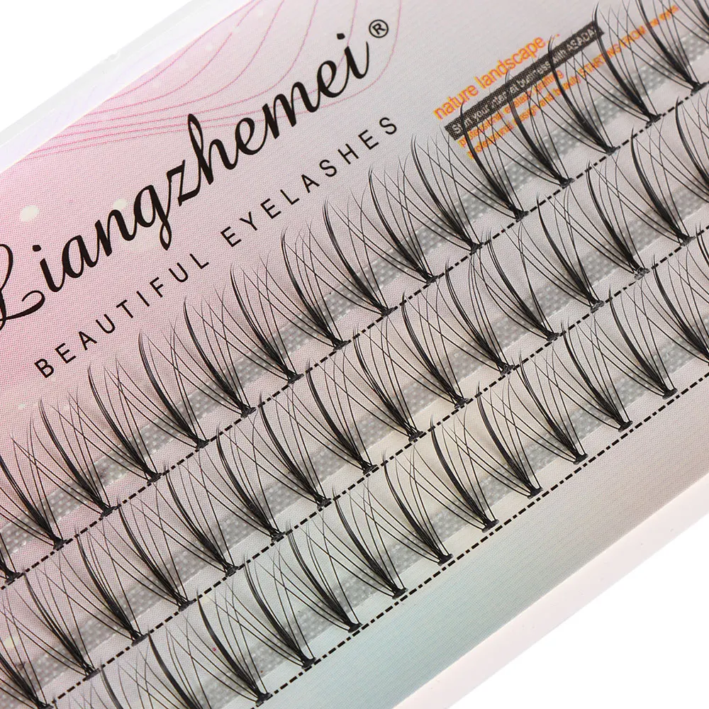 Накладные ресницы 60 кластеров/коробок накладные из искусственной норки с четким