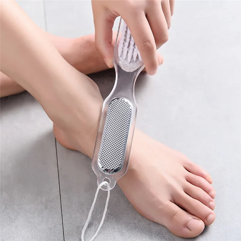 1 шт. скраб для ног инструменты маникюра 4 стороны с отшелушивающим эффектом