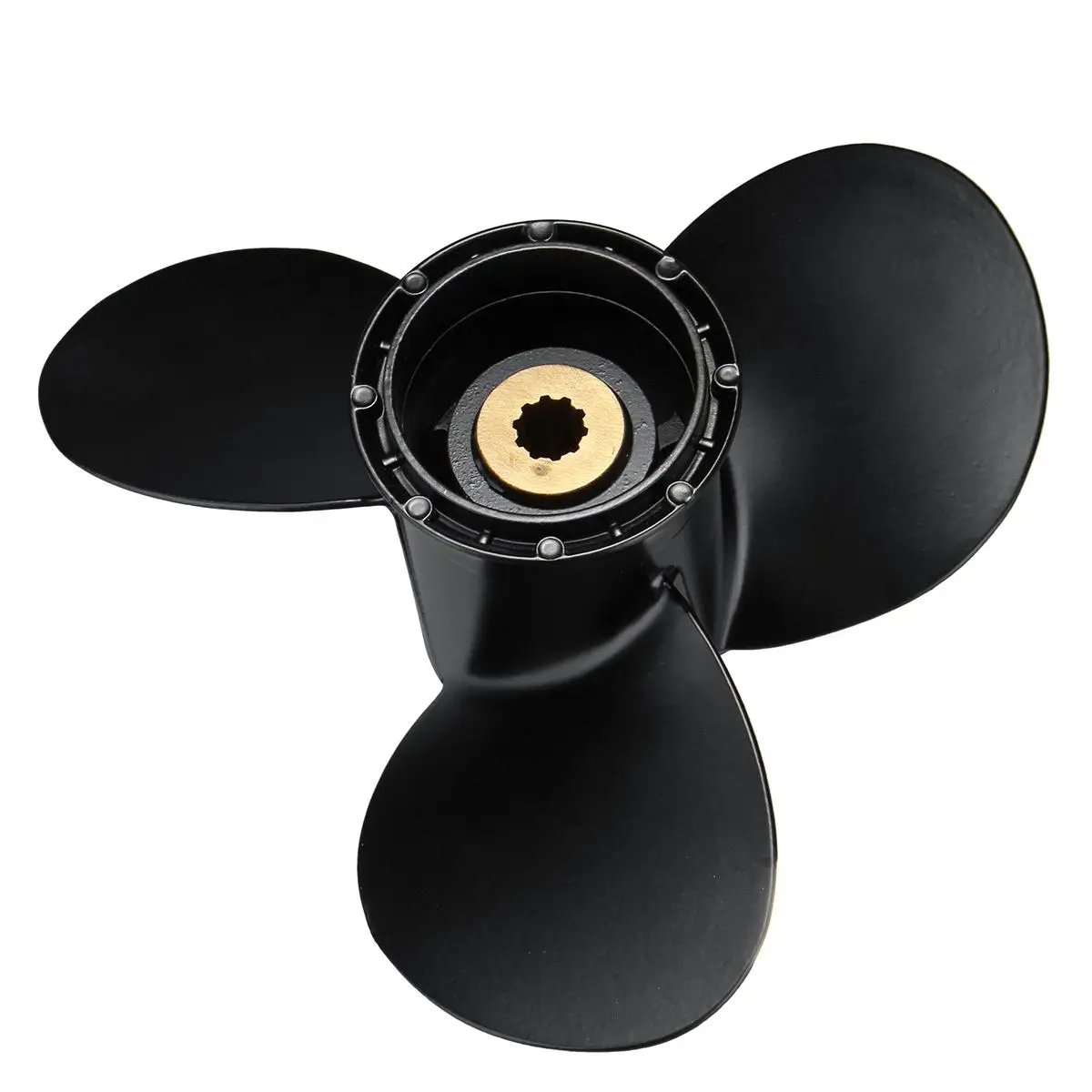 For Suzuki 15-20HP 9 1/4 x 10 Boat Propeller 58100-93733-019 Outboard Engine Propeller Aluminum Alloy 3 Blades