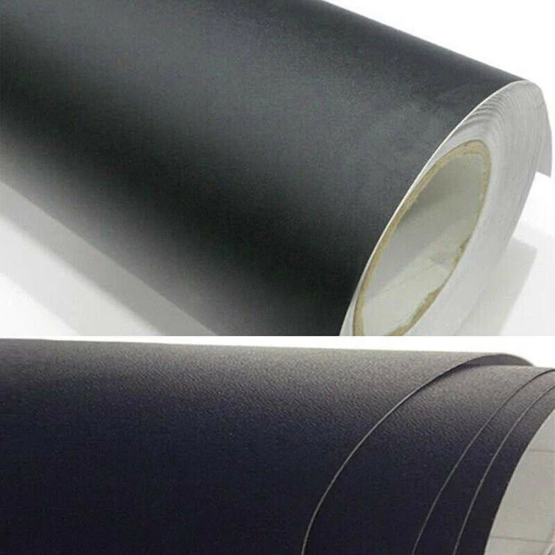 

12x60 Inch Matte Black Vinyl Wrap Film 3D Car DIY Stickers Car Styling Vinyl Decal Film Waterproof Car Body Color Changing Film