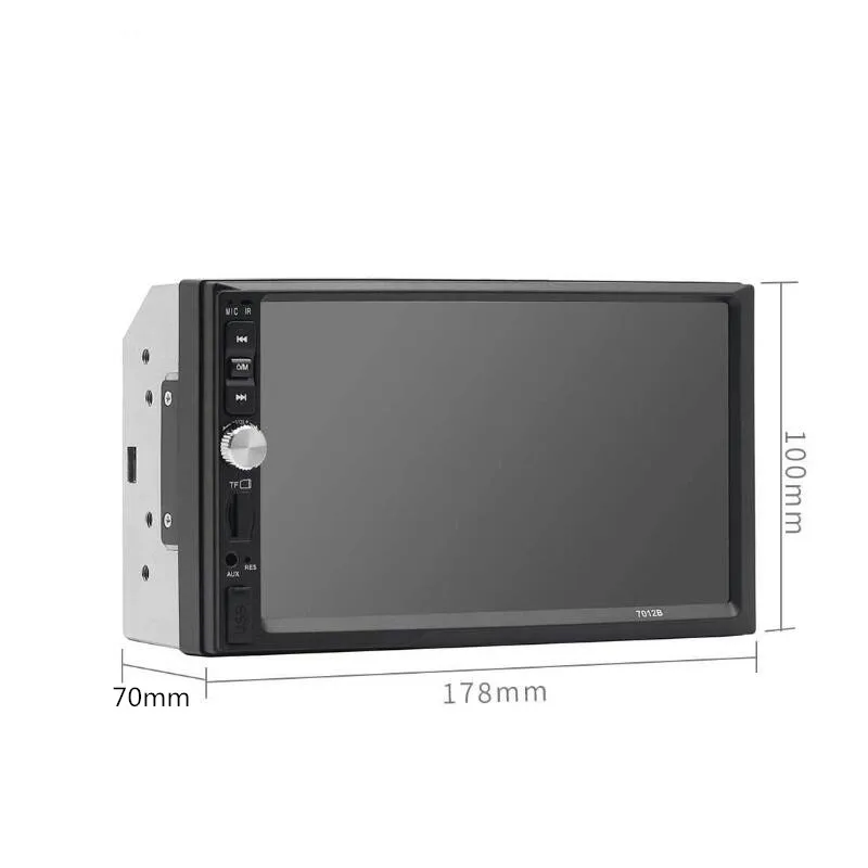 2 Din Universal Car Radio 7&quot HD Autoradio Multimedia Player 2DIN Touch Screen Auto Audio Stereo Bluetooth USB TF FM Camera | Автомобили