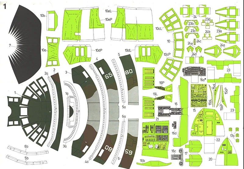 Американский авиационный транспорт Геркулес сделай сам 3D бумажная карта модель
