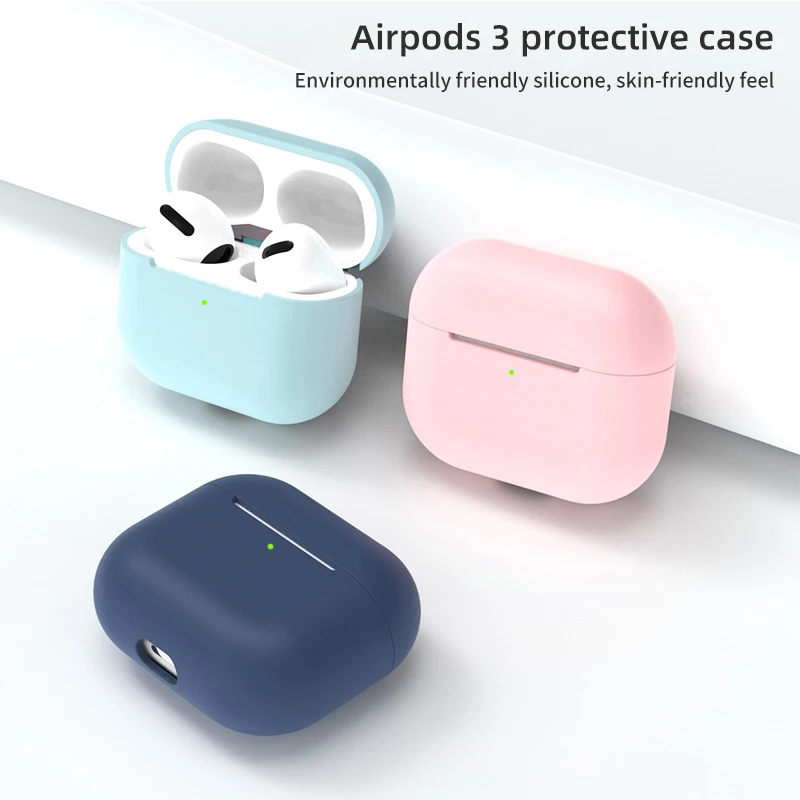 

Новый чехол для Airpods 3, защитный чехол для Apple Airpod 3, беспроводные Bluetooth наушники, мягкий силиконовый чехол Funfas Air Pod, чехол, коробка, сумка