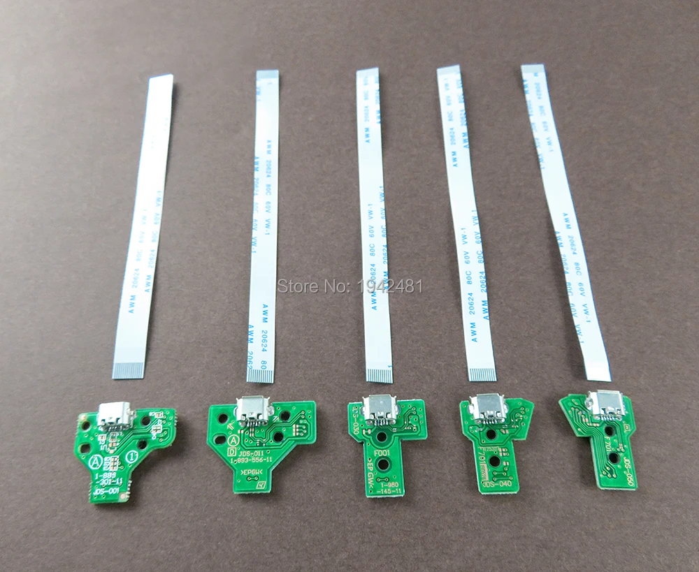 JDS-001 JDS-011 JDS-030 JDS-040 JDS-055 зарядка через usb Порты и разъёмы плата с кабелем для Playstation 4 контроллер USB Порты и разъёмы для PS4