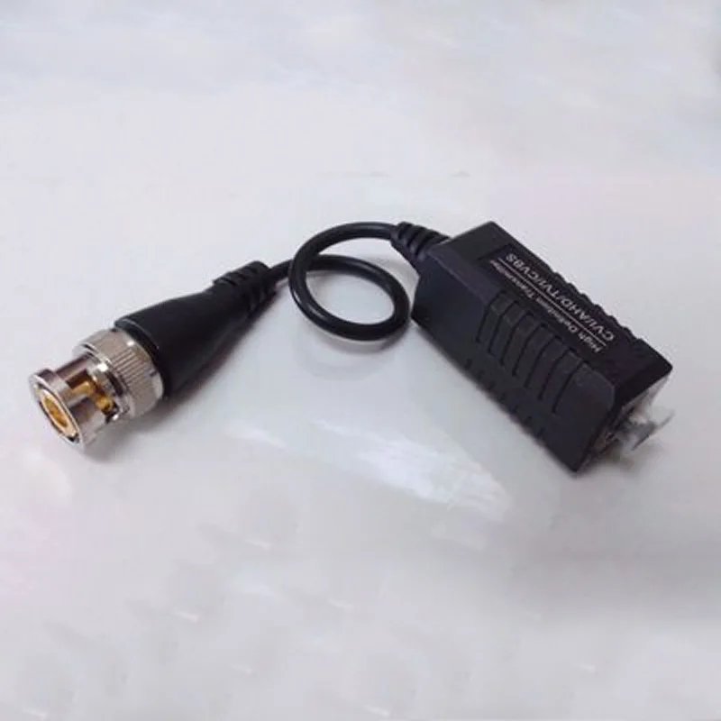 12 шт. 720P-1080P CVI TVI AHD Video Balun Coax BNC to UTP CAT5 для камеры видеонаблюдения HD Full motion витая