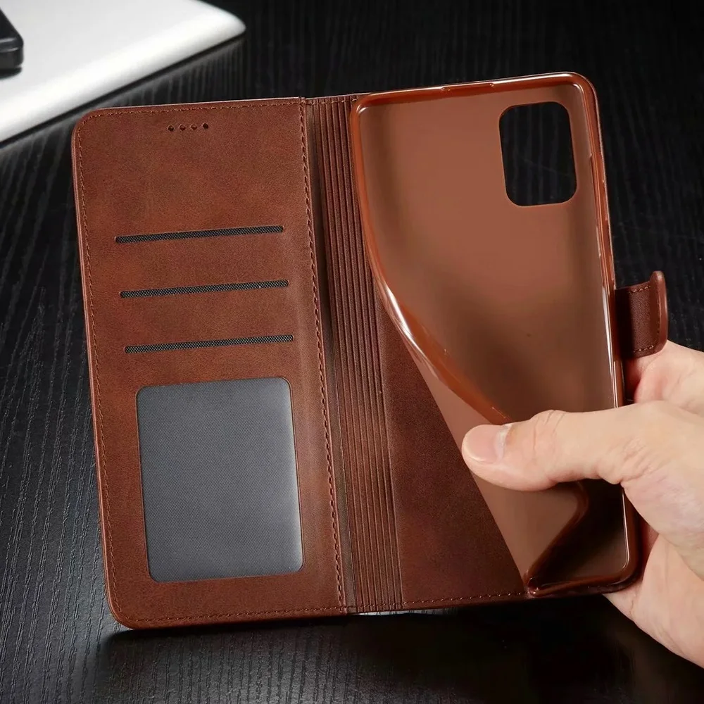 Leather Wallet Case for Samsung Galaxy A10 A20 A20e A30 A40 A50 A70 A80 Flip Cover A21 A51 A71 A7 A8 A9 J4 J6 Plus F62 M62 M32
