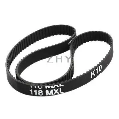 118MXL025 148 зуб 6 4 мм ширина 2 032 шаг черный паз Ремень ГРМ 11 8&quot|Передаточные ремни| |