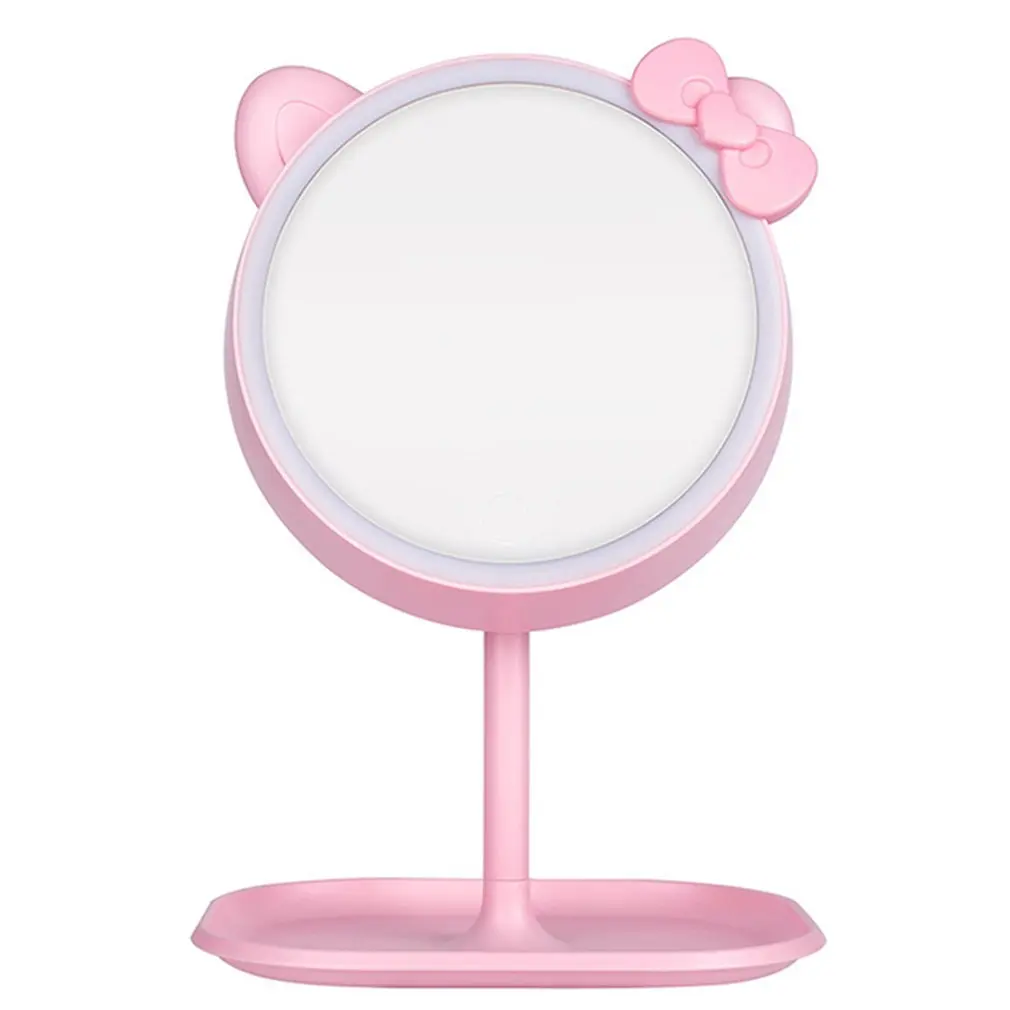 

Cat Makeup Mirror With Led Standing Mirror Screen Vanity Adjustable Light For Office Cosmetics Makeup Mirror miroir lumineux