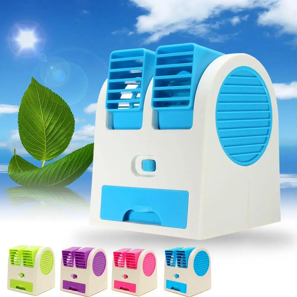 Портативный мини Кондиционер холодный вентилятор Перезаряжаемый USB для