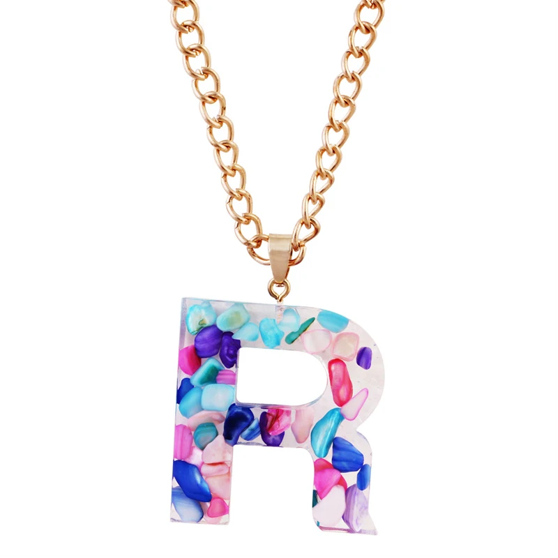 Женское Ожерелье-чокер из сплава с подвеской в виде букв | Украшения и аксессуары