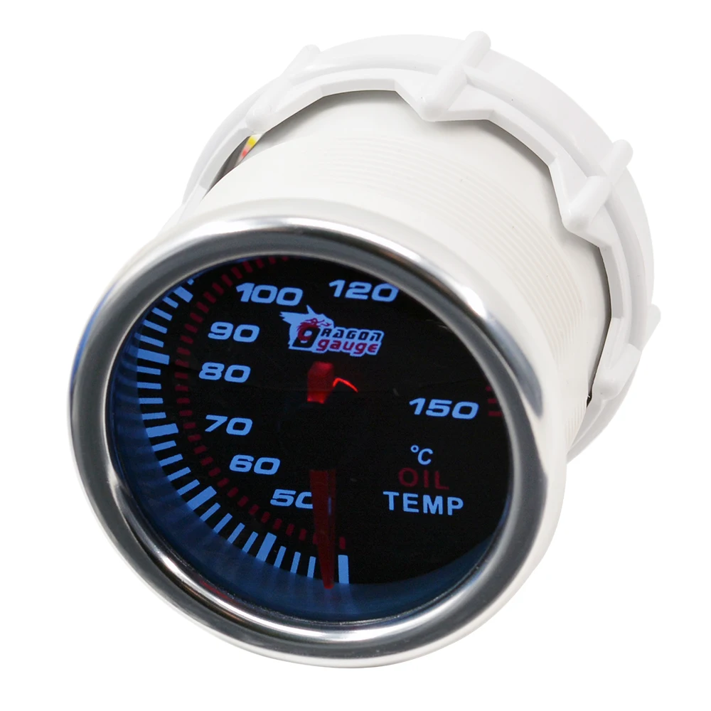 Указка Dragon 52 мм Автомобильный измеритель температуры масла с белой подсветкой и