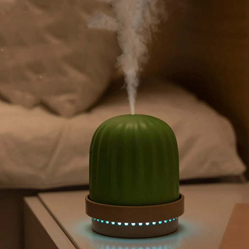 USB увлажнитель воздуха кактус время ароматерапия диффузор тумана Fogger Мини Арома