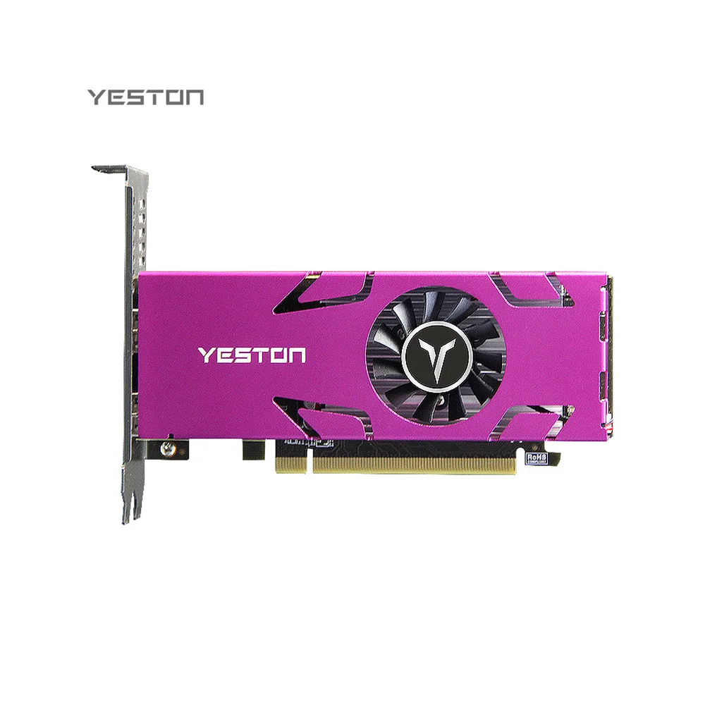 

Yeston RX550-4G 4HD GA 4-screen Graphics Card 4GB/128bit/GDDR5 Memory Support Split Screen with 4*HD Output Ports Video Card