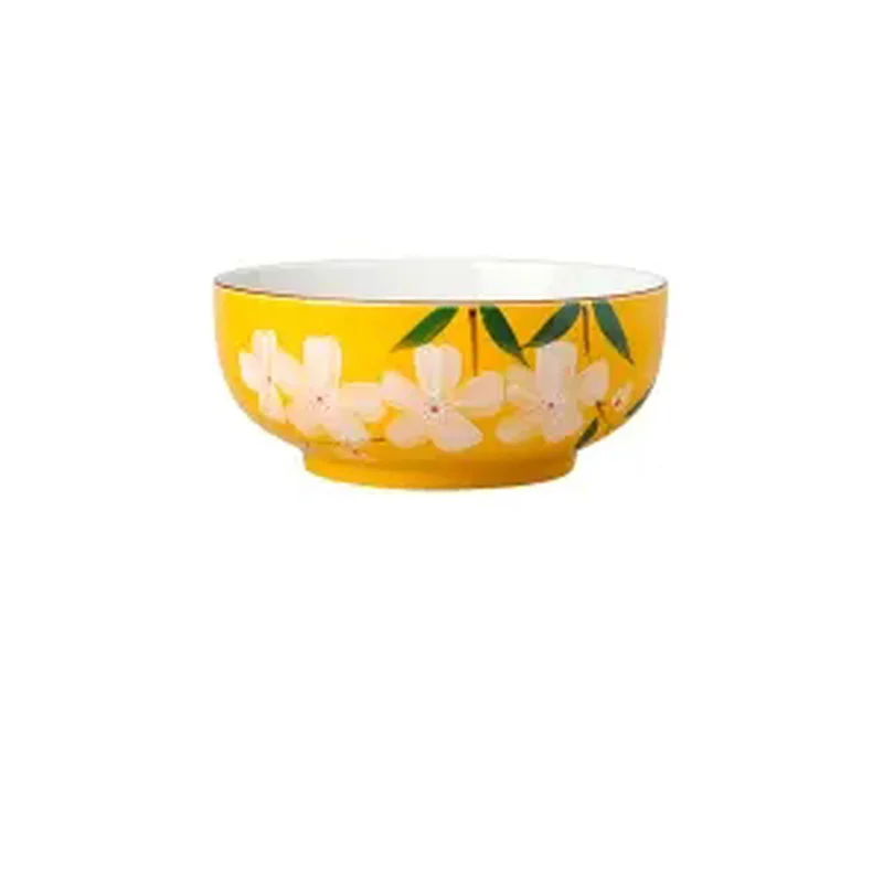 Чашка для еды домашняя миска лапши керамическая посуда набор посуды милая