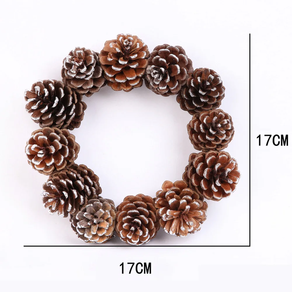 

17cm Christmas Xmas Pine Cone Garland Stairs Fireplace Mantel Decor Party DIY