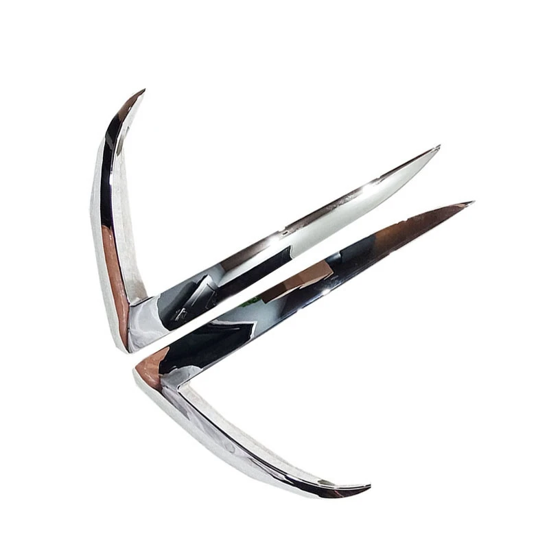 

Car Front Fog Light Eyebrow Cover Trim For Tesla Model 3 2017-2019