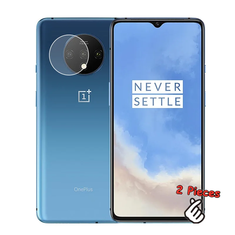 Nano Cristal de c&aacute;mara para OnePlus 7T, pel&iacute;cula protectora de c&aacute;mara para OnePlus 7T, lente de cubierta completa, vidrio templado para OnePlus 7T, 2 uds.-0
