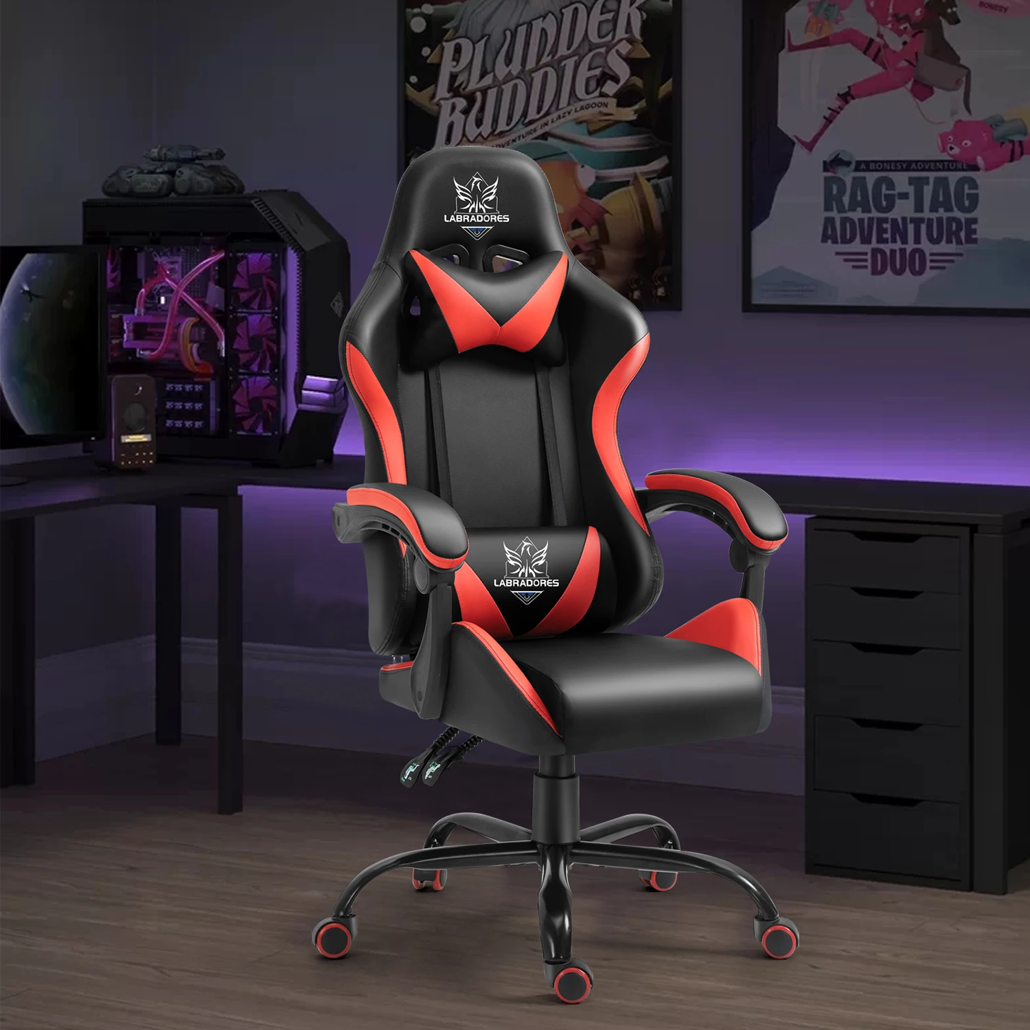 

Gaming chair, office chair, swivel chair, adjustable height, picture color