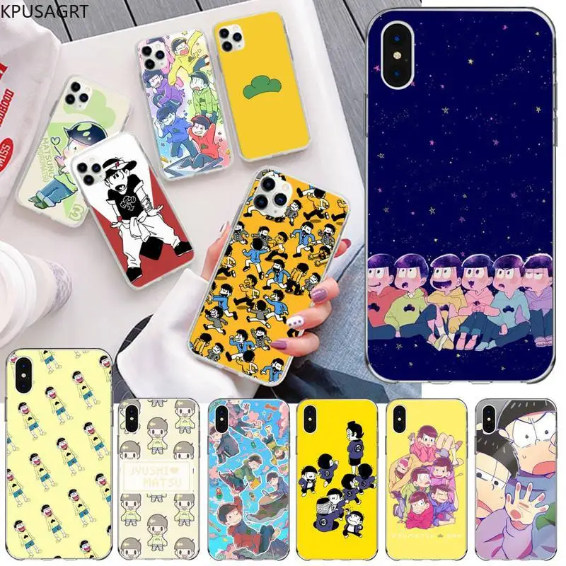 

KPUSAGRT Osomatsu san anime Luxury Unique Phone Cover for iphone 12 pro max 11 pro XS MAX 8 7 6 6S Plus X 5S SE 2020 XR cover