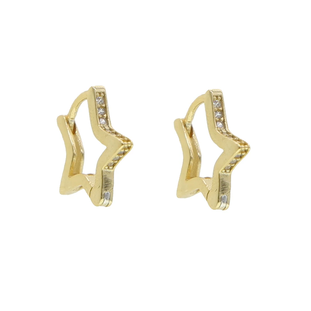 Женские серьги-гвоздики из серебра 925 пробы с фианитом | Украшения и аксессуары