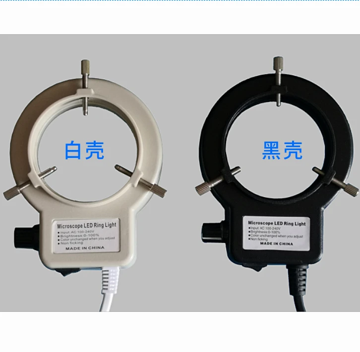 Интегрированный кольцесветильник световой микроскоп с регулировкой яркости 60