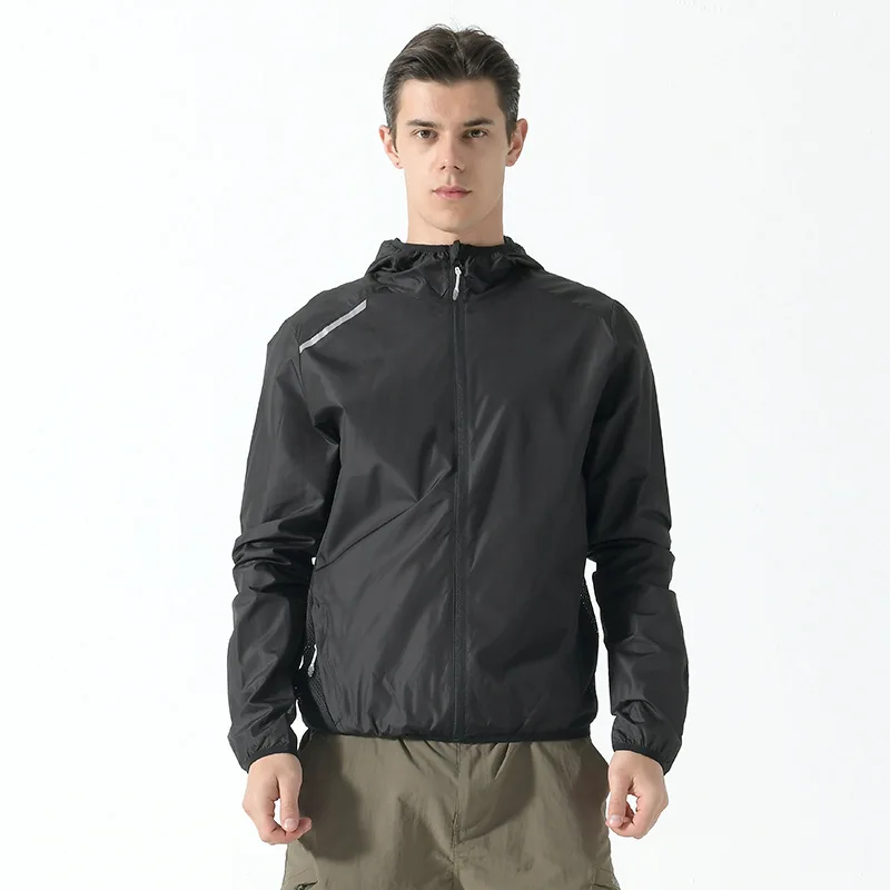 

Hot Sale 2021 Summer Sun Protection Clothing Men's Outdoor Hot Style Ultra-thin Sun Protection Jacket UV Fishing Clothing