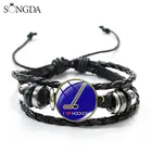 Новая мода мужскойженский с надписью Love, хоккейной тематики себе браслет спортивные хоккейные браслеты со словами OWL, Love, Infinity Шарм браслет подарки для Athlete Хоккей плеер