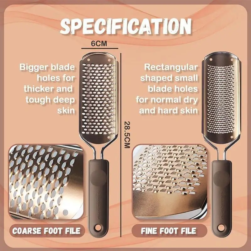 

Stainless Steel Foot Board File To Remove Dead Skin And Calluses To Remove Horny Foot Stone Tool Foot Care Pedicure Foot Care